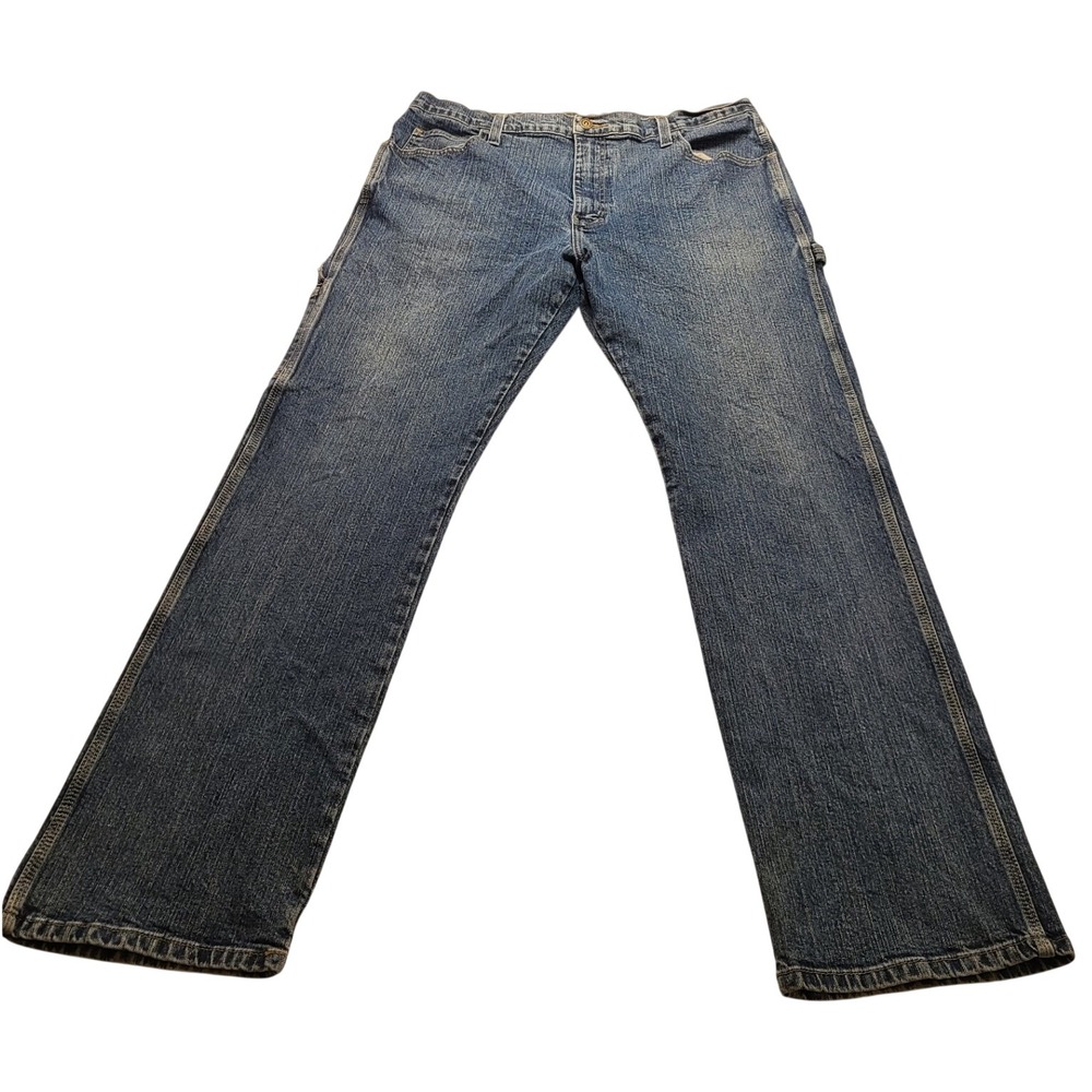 Dickies Carpenter Jeans Men's P393514 Hammer Loop Utility 36x34 Blue Denim